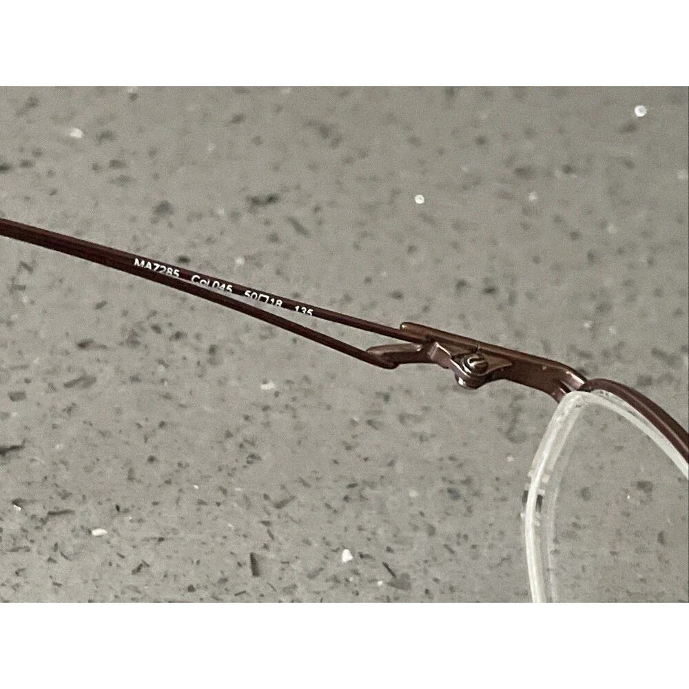 MARCOLIN MA7285 045 BURGUNDY AUTHENTIC WOMENS EYEGLASSES FRAMES ONLY 50-18-135MM
